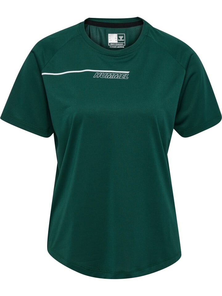 

Спортивная футболка Hummel S/S Hmlcourt Paddeltennis Damen, цвет rain forest