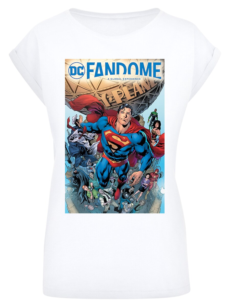 

Рубашка F4NT4STIC DC Fandome Superman Hero, белый