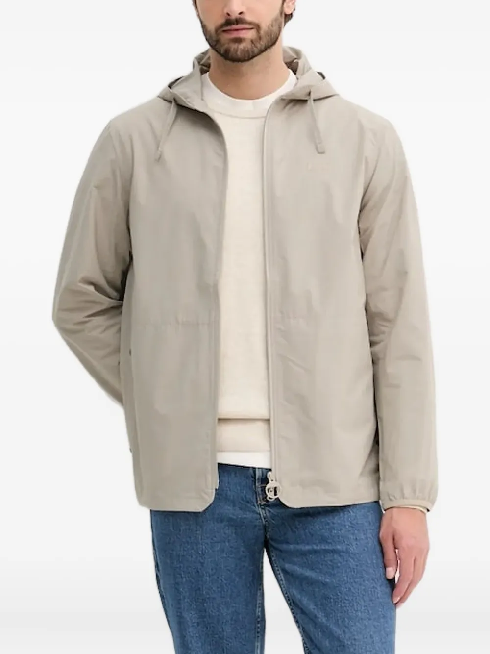 

Куртка Newhill с капюшоном и застежкой-молнией спереди Barbour, нейтральный