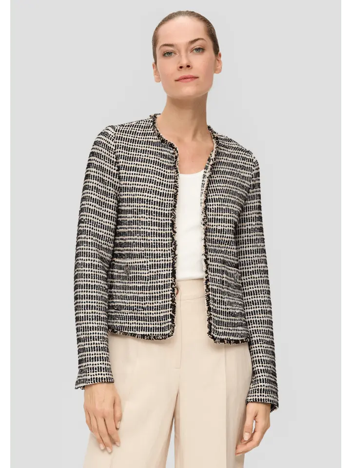 

Куртка sOliver BLACK LABEL 3/4 Arm, цвет creme-schwarz