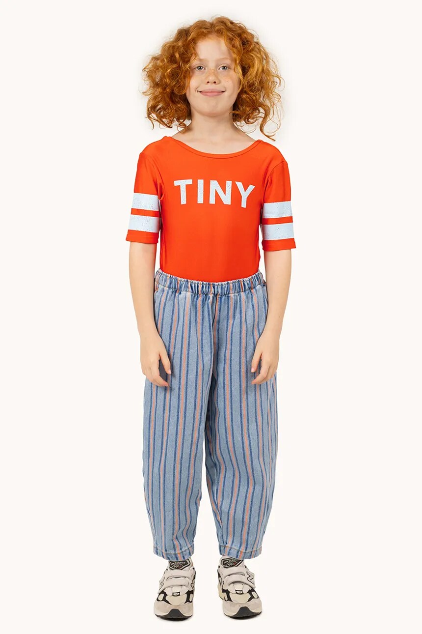 

Брюки из хлопка детские STRIPES MULTICOLOR PANT Tinycottons, синий