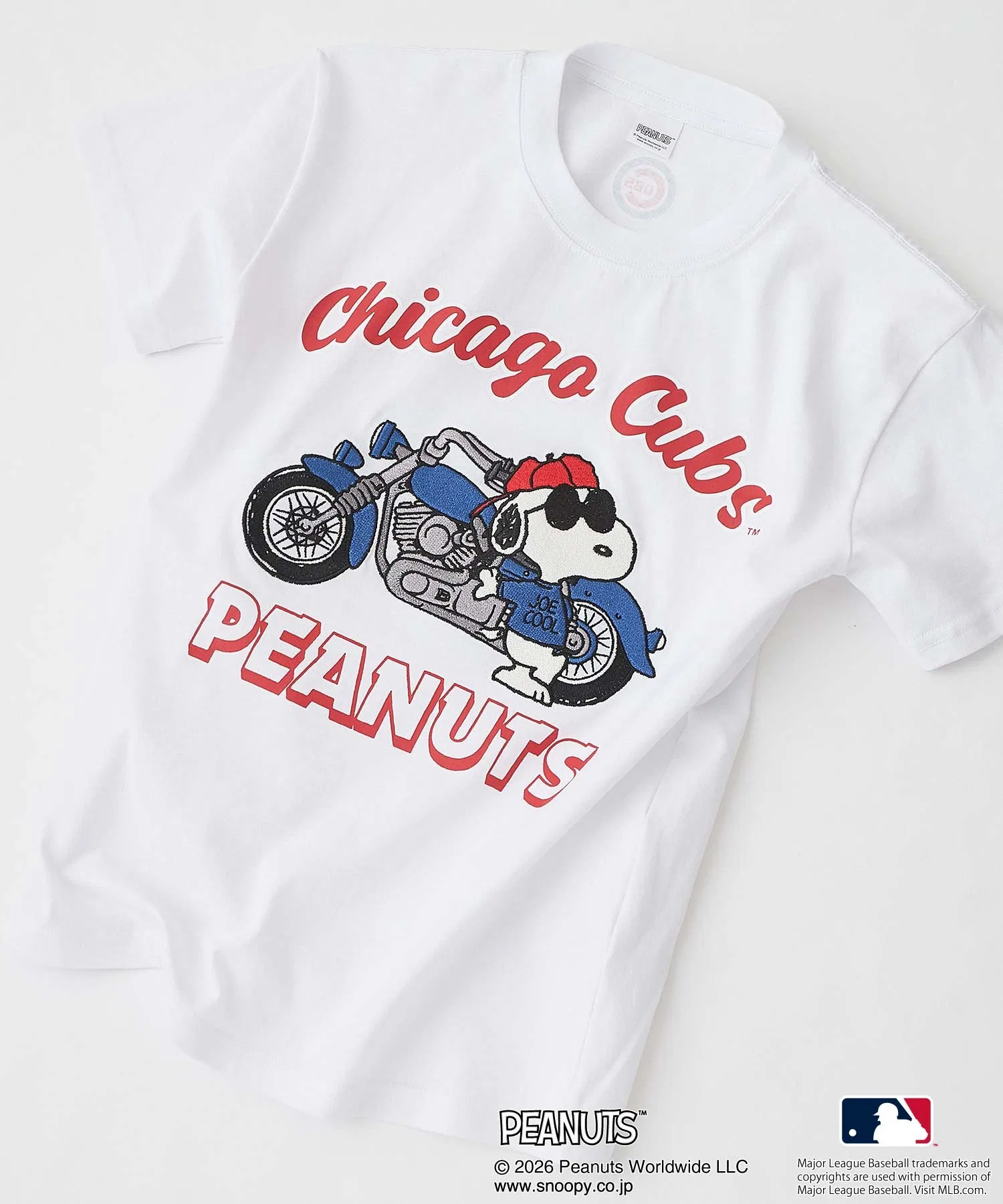 Детская футболка PEANUTS x MLB с вышивкой