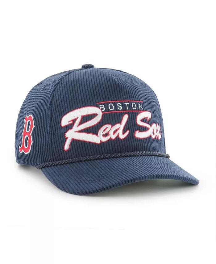 

Мужская темно-синяя вельветовая кепка Boston Red Sox Hitch Adjustable '47 Brand