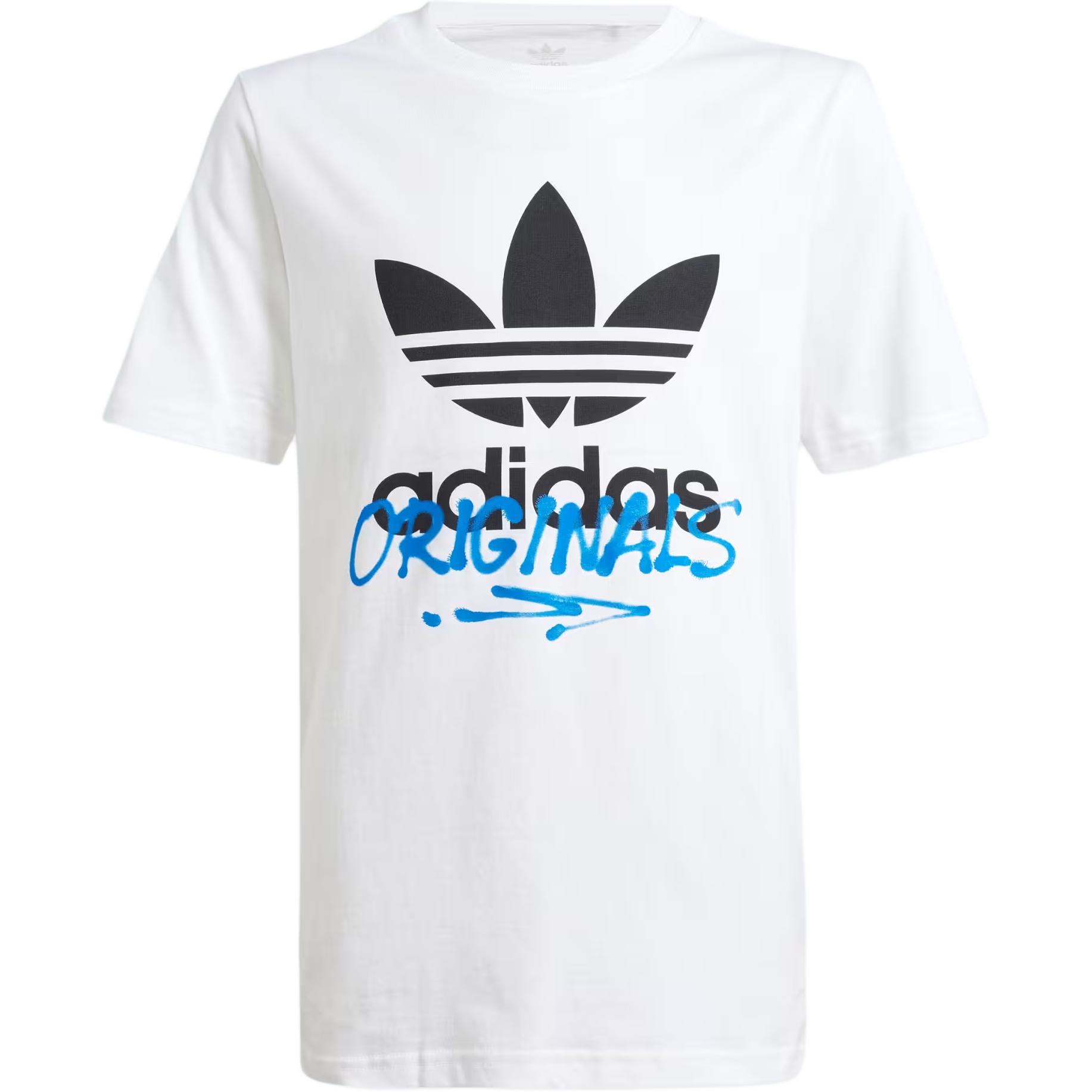 Футболка белая детская Adidas Originals — фото 2