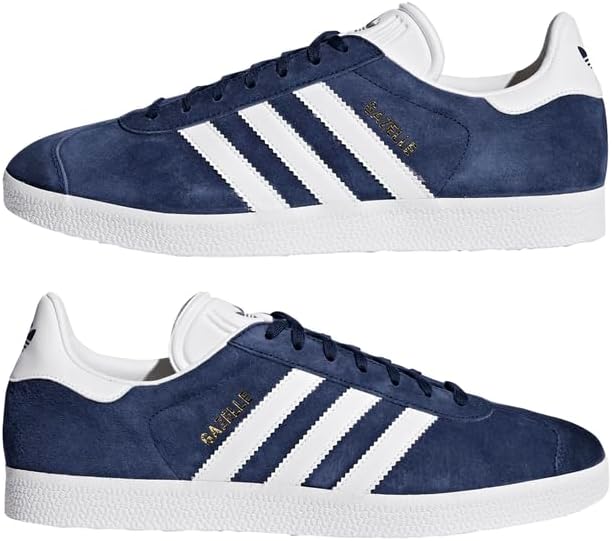 Мужские кроссовки Adidas Gazelle для зала, металлик — фото 3