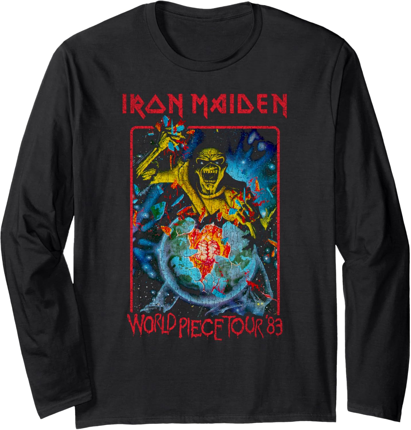

Футболка с длинным рукавом Iron Maiden - World Piece Tour '83, черный