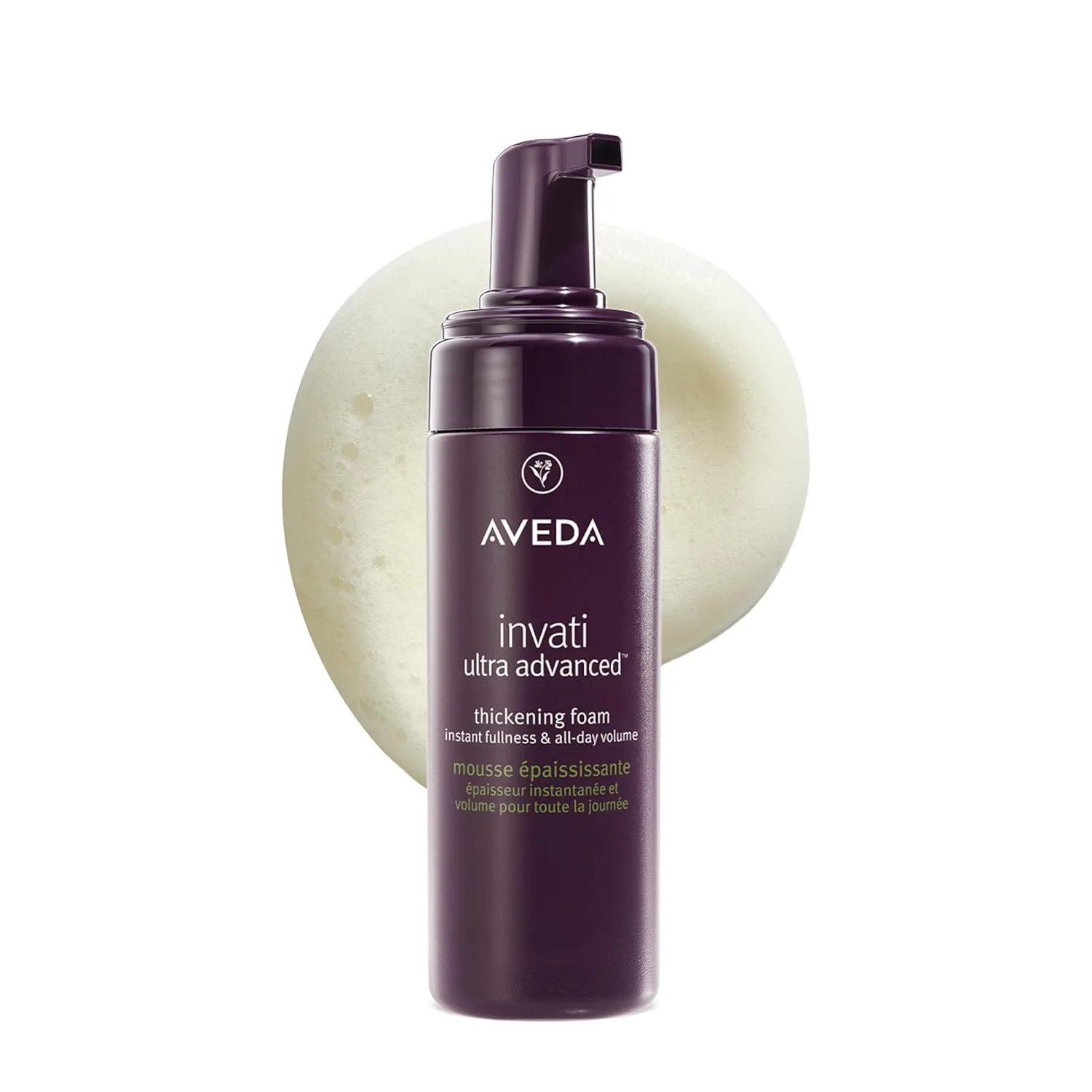 Пенка для укладки Aveda Invati Ultra Advanced Thickening Foam | Пенка для тонких и редеющих волос | Мгновенно утолщает волосы | Гибкая фиксация | 97% натуральных ингредиентов*