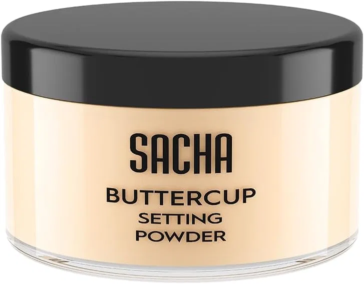 Пудра рассыпчатая финишная Sacha Cosmetics Buttercup Light, 1.25 унции, светлый оттенок