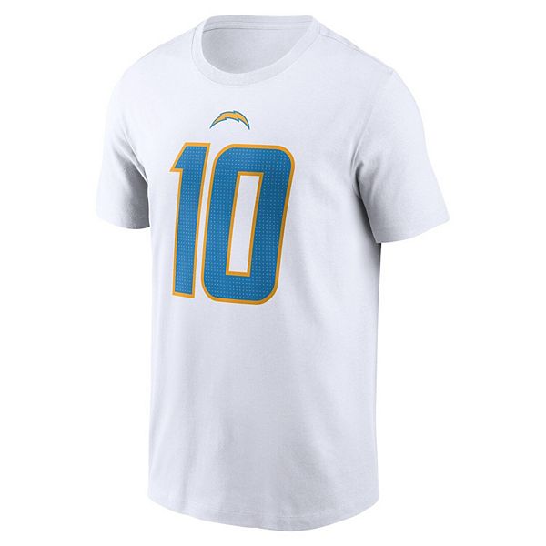 Футболка с именем и номером джастина херберта los angeles chargers Nike — фото 3