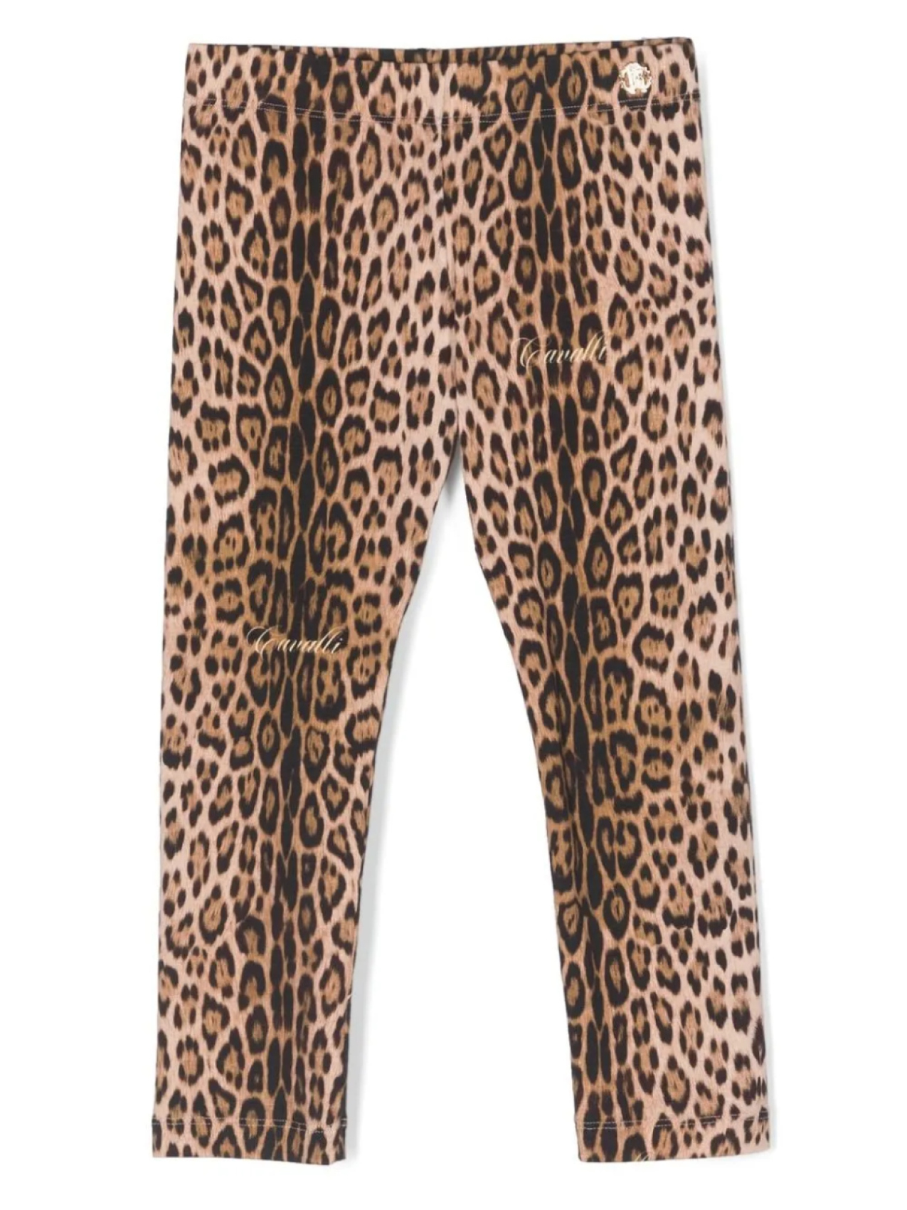 

Леггинсы с леопардовым принтом Roberto Cavalli Junior, коричневый
