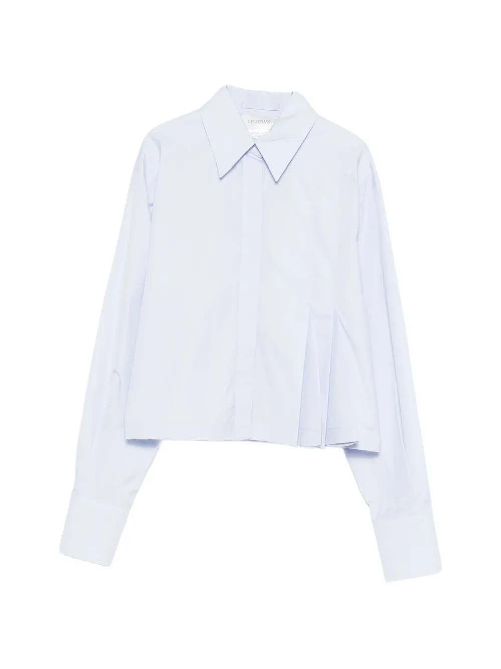 

Рубашка с плиссированной передней частью Sportmax, синий