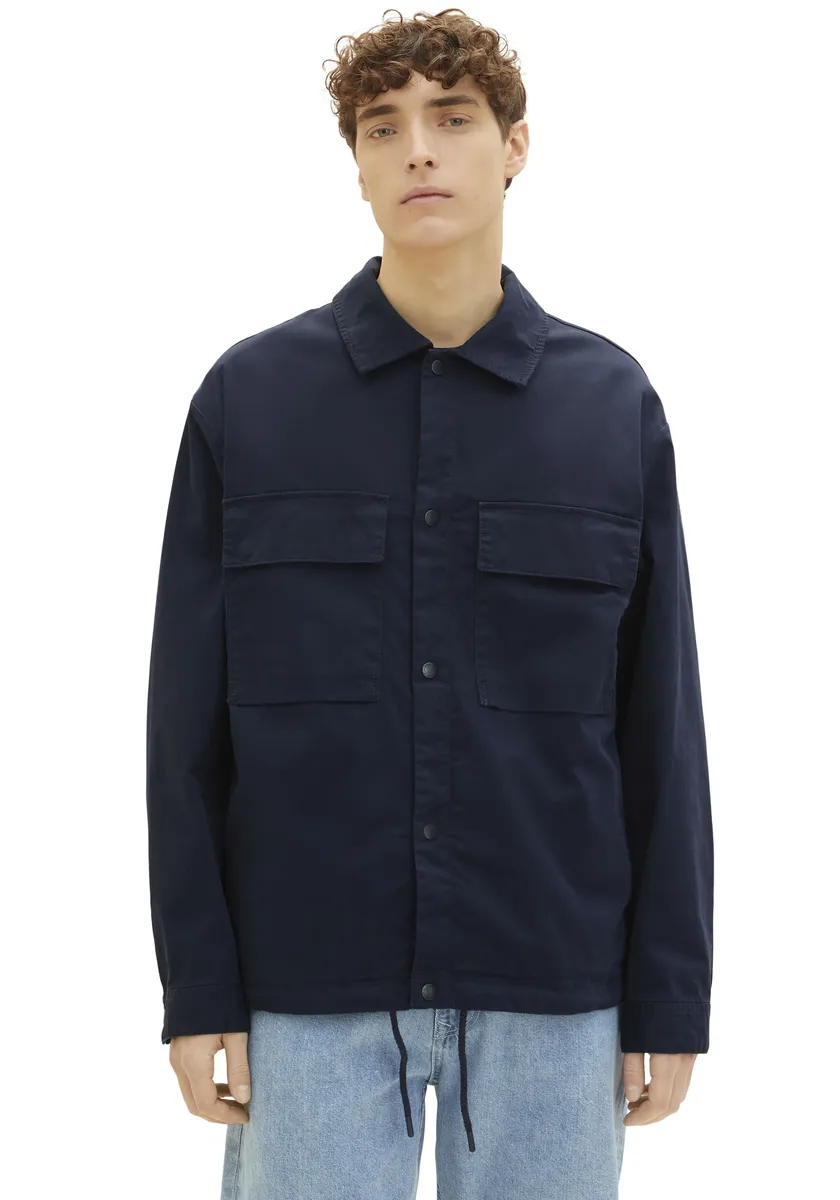 

Джинсовая куртка-рубашка TOM TAILOR Tom Tailor Denim, синий