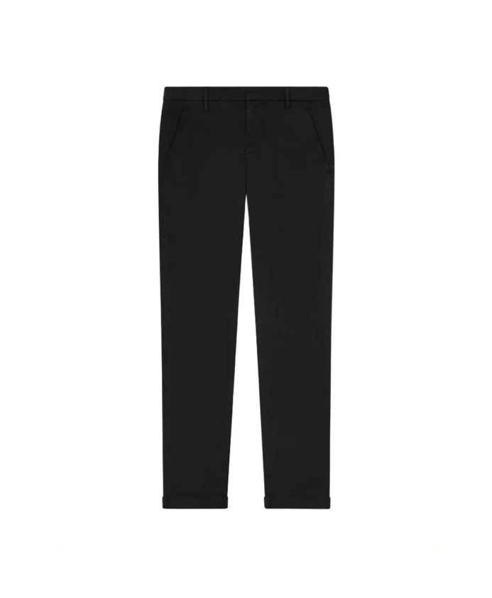 

Узкие брюки-чинос с низкой посадкой. Dondup, черный