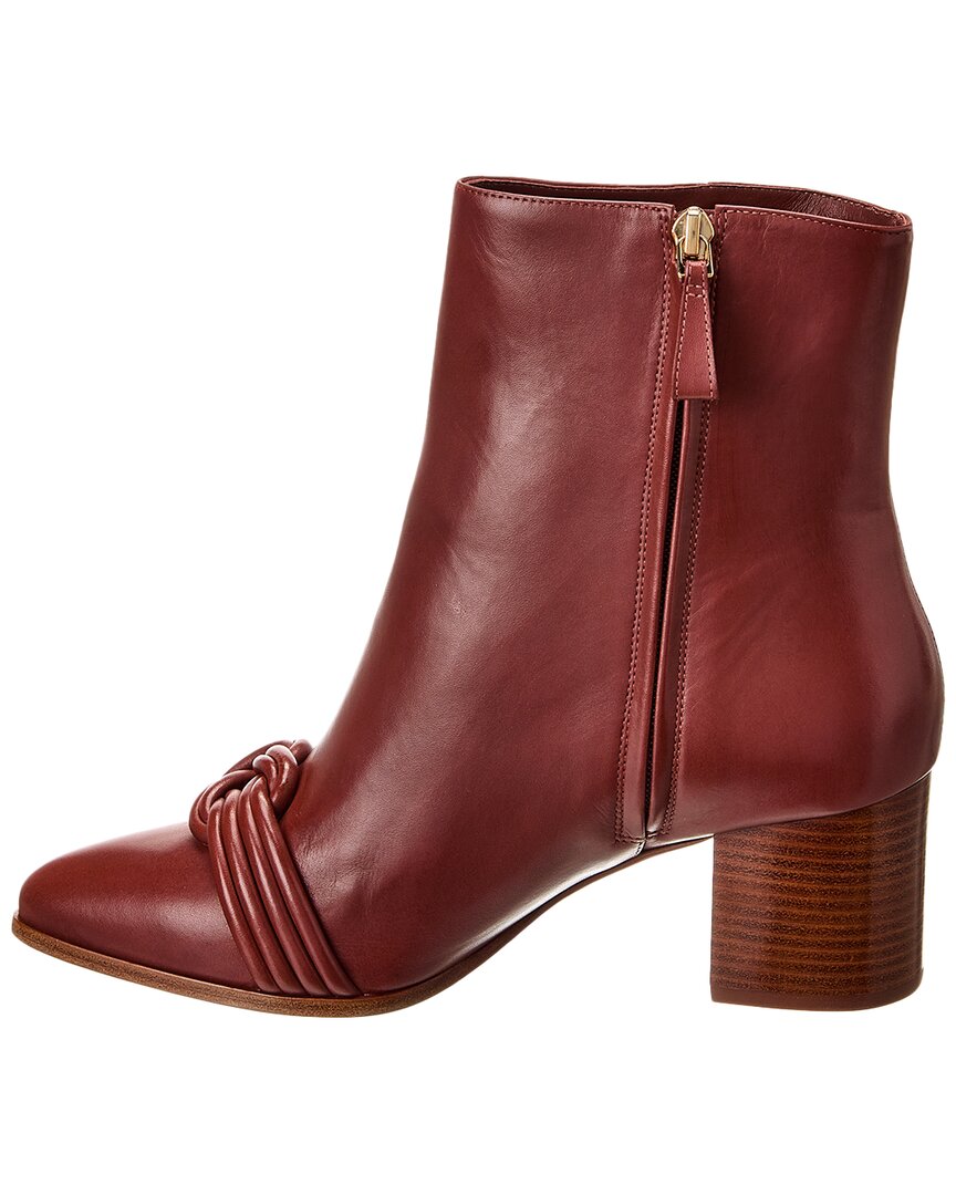 Кожаные ботильоны Alexandre Birman Vicky 60, коричневый — фото 2