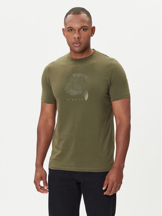 

Футболка regular fit 755032 554221 Karl Lagerfeld, зелёный