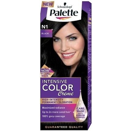 

Intensiv Color Creme N1 Интенсивная черная стойкая краска для волос, Palette
