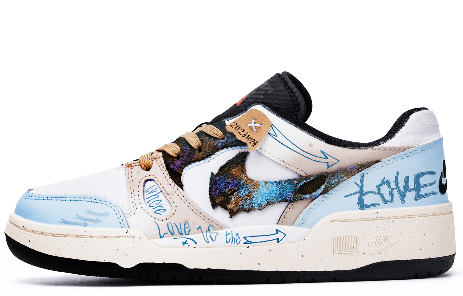 

Мужские кроссовки для скейтбординга Nike Full Force, Light Blue
