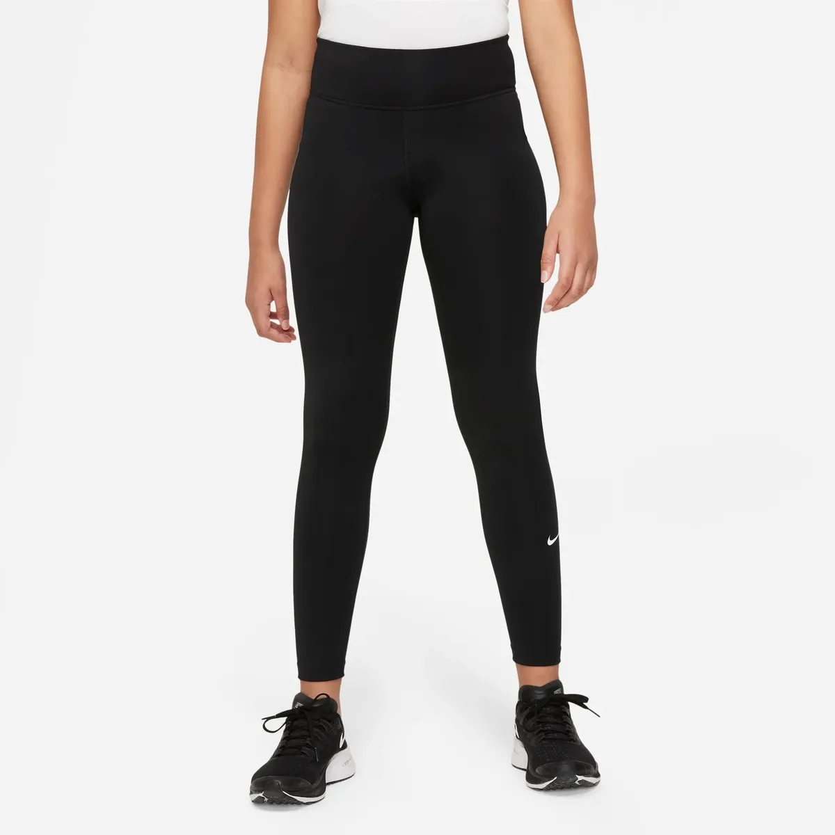 

Тренировочные тайтсы Nike "DRI-FIT ONE BIG KIDS (GIRLS') LEGGINGS", белый