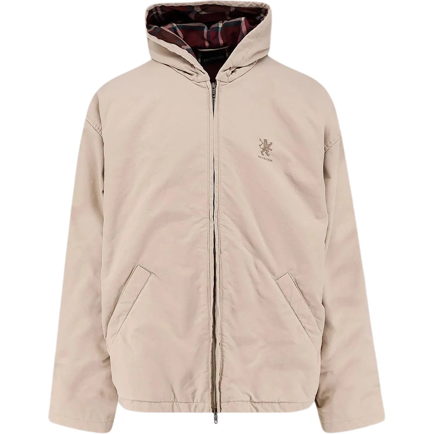 Куртка-худи с капюшоном Balenciaga Beige