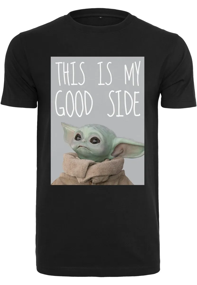 

Футболка Merchcode "Мужская футболка Merchcode Baby Yoda Good Side", черный