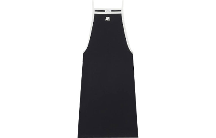 

Courreges Платье Courrèges Light Rib Contrast Dress 'Black/Heritage White'