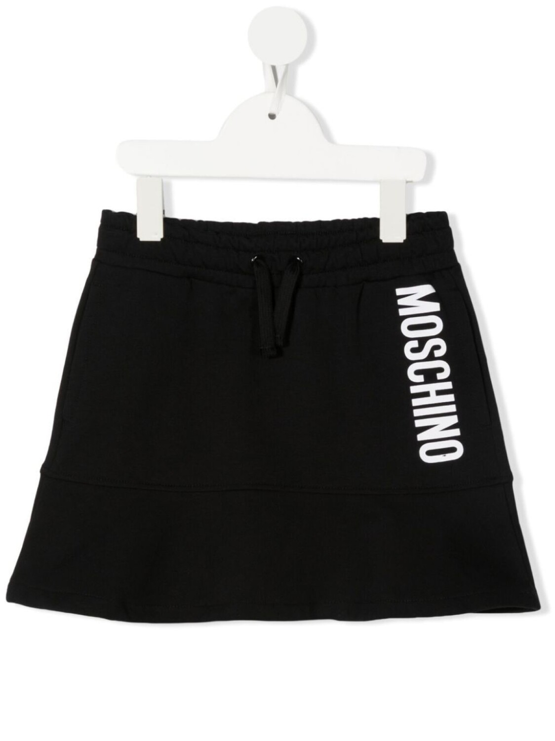 

Moschino Kids юбка с логотипом, черный