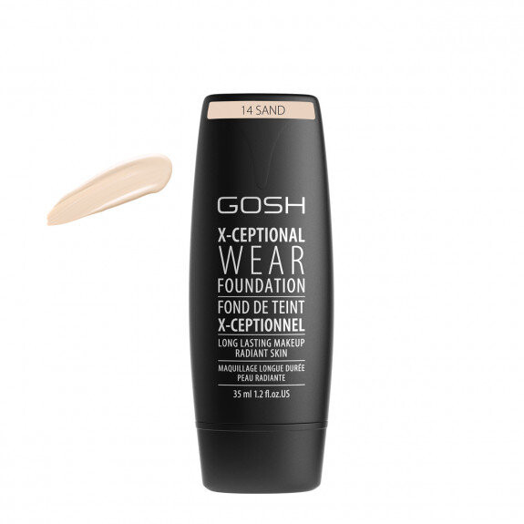 

Gosh, X-ceptional Wear, покрывающая основа 14 Sand, 35 мл