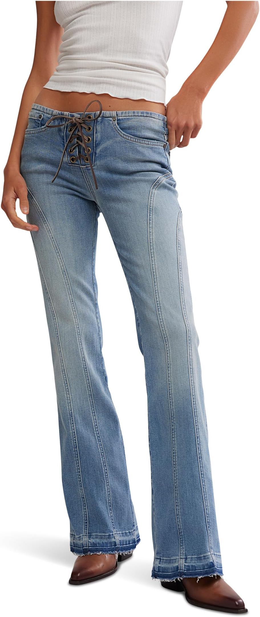 

Джинсы Free People Dust In Glory Flare, цвет Saloon