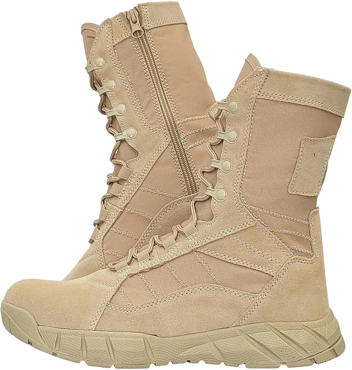 

Мужские тактические боевые кожаные ботинки Alloaone, водонепроницаемые, дышащие, для походов на открытом воздухе, работы, безопасные и удобные, Sand