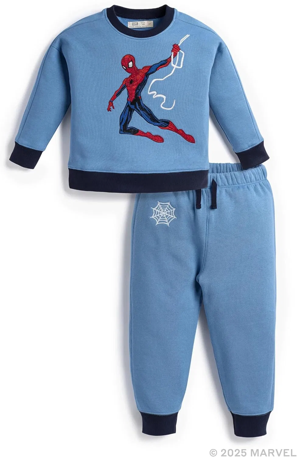 Детский спортивный костюм Organic Cotton monica + andy, Marvel's Spiderman on Blue