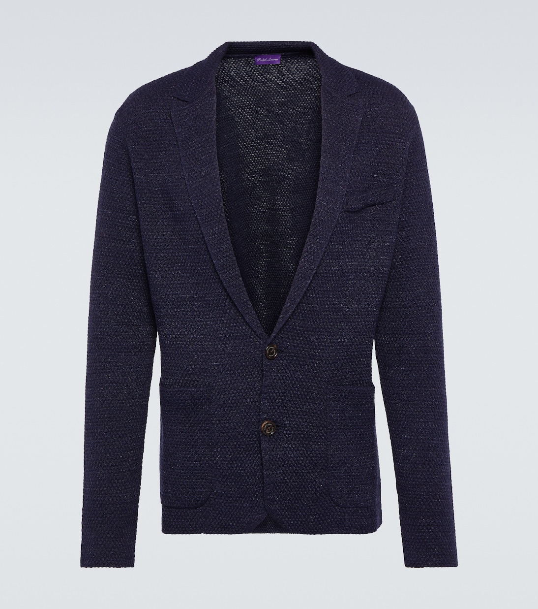 

Кардиган из смесовой льняной ткани Ralph Lauren Purple Label, Rpyal Navy Heather