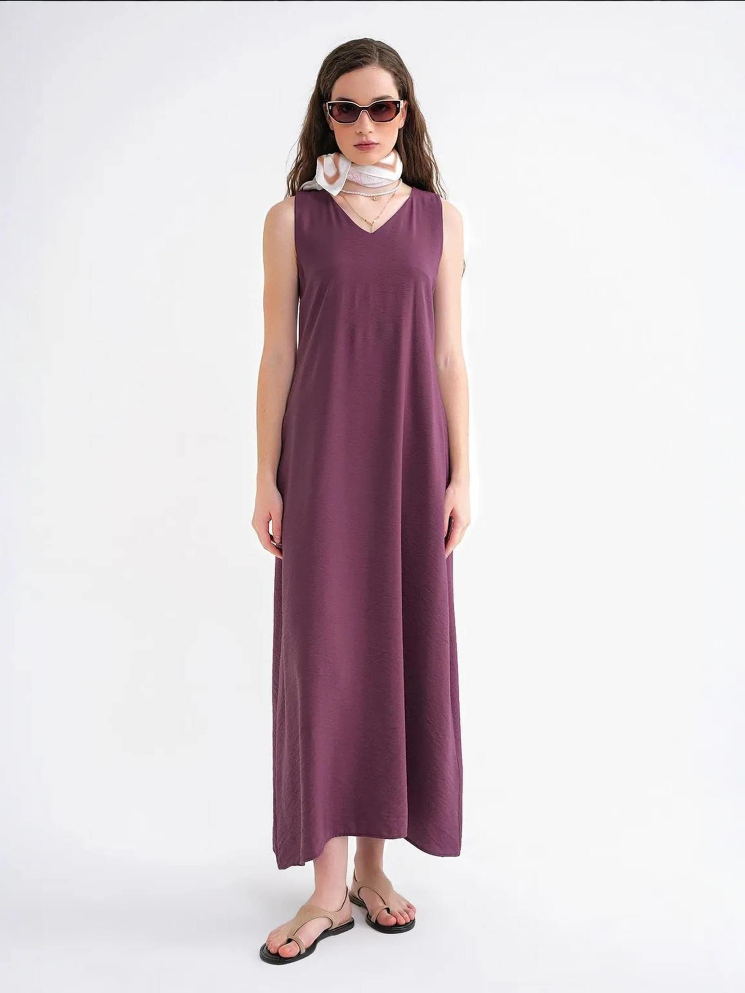 

MixRay Летнее платье в цвете бордо