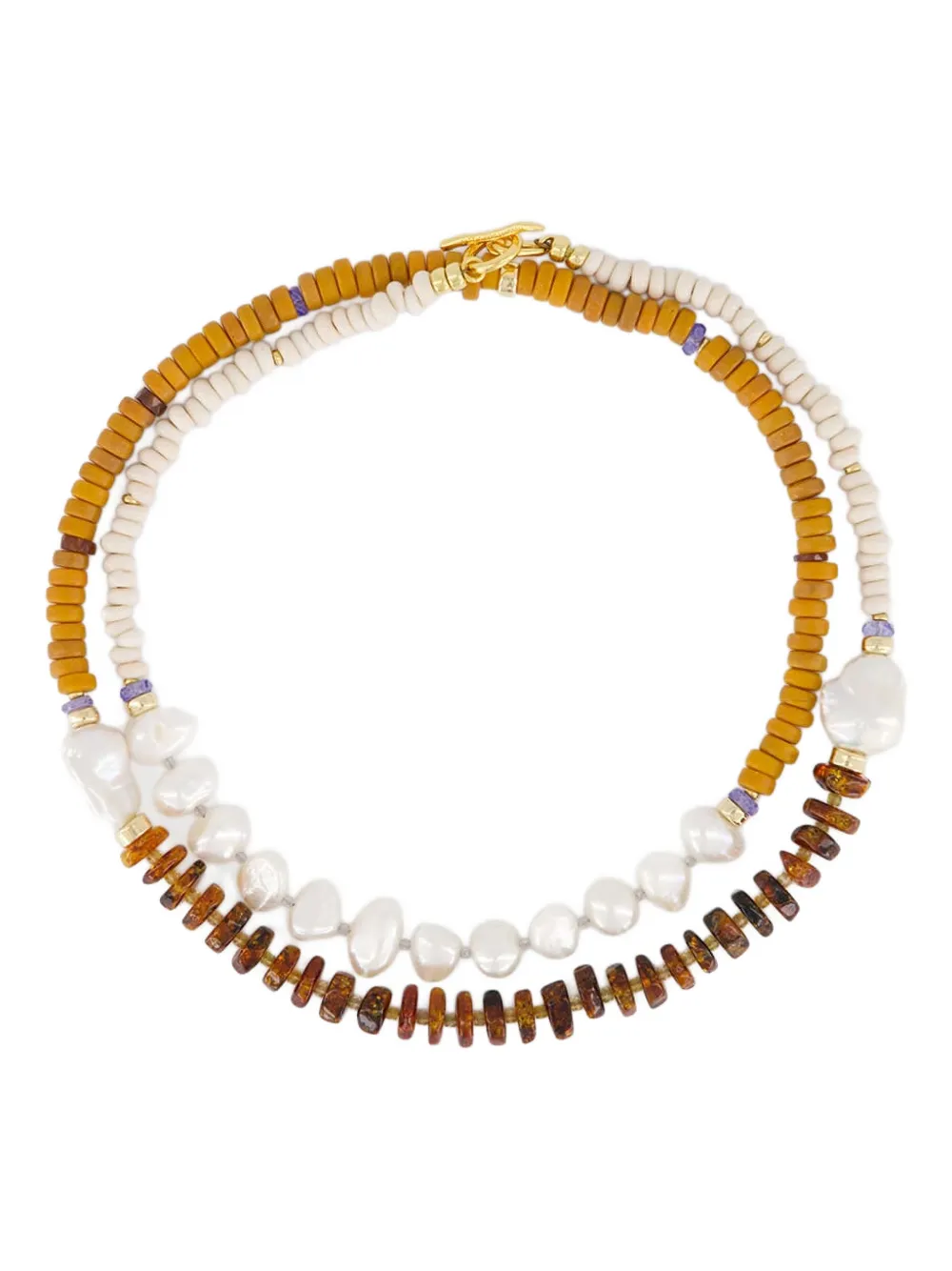 

Колье Cabana с бусинами Lizzie Fortunato, золотой