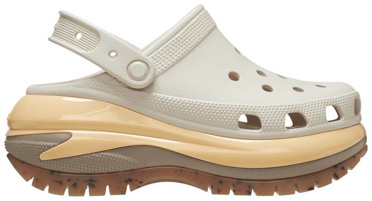 

Кроссовки Crocs Mega Crush Clog 'Almond Tint', кремовый