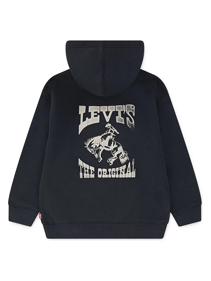 Капюшон из футера, черный, Levi's Kids — фото 2