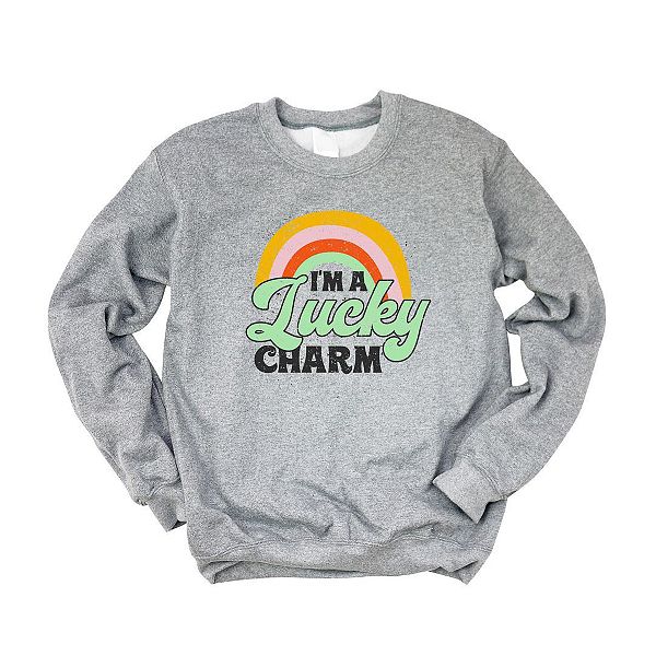 

Свитшот I'M a lucky charm Simply Sage Market, Graphite, Зеленый, Свитшот I'M a lucky charm Simply Sage Market, Graphite