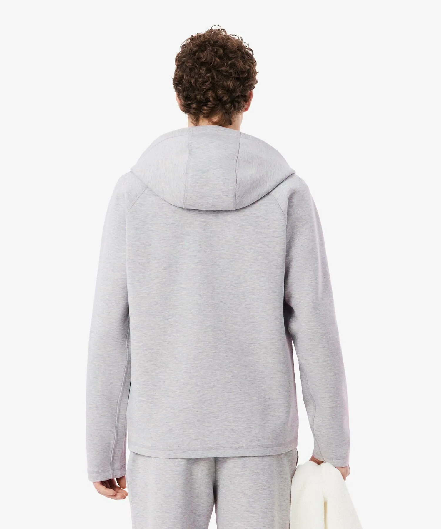 Двусторонняя толстовка на молнии LACOSTE, Gray — фото 3