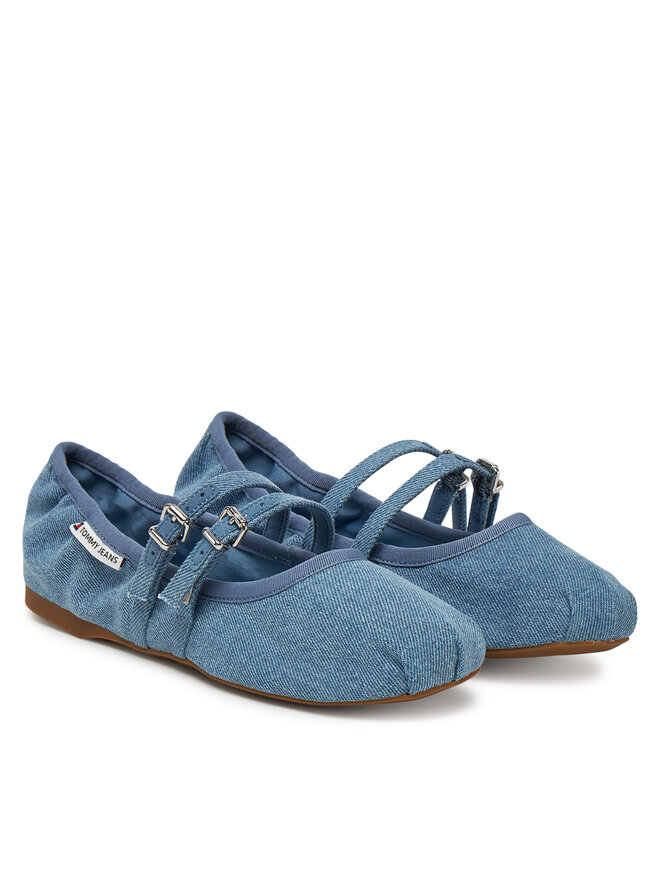 Балетки Ballerina Denim En0En02782 Tommy Jeans, синий — фото 2