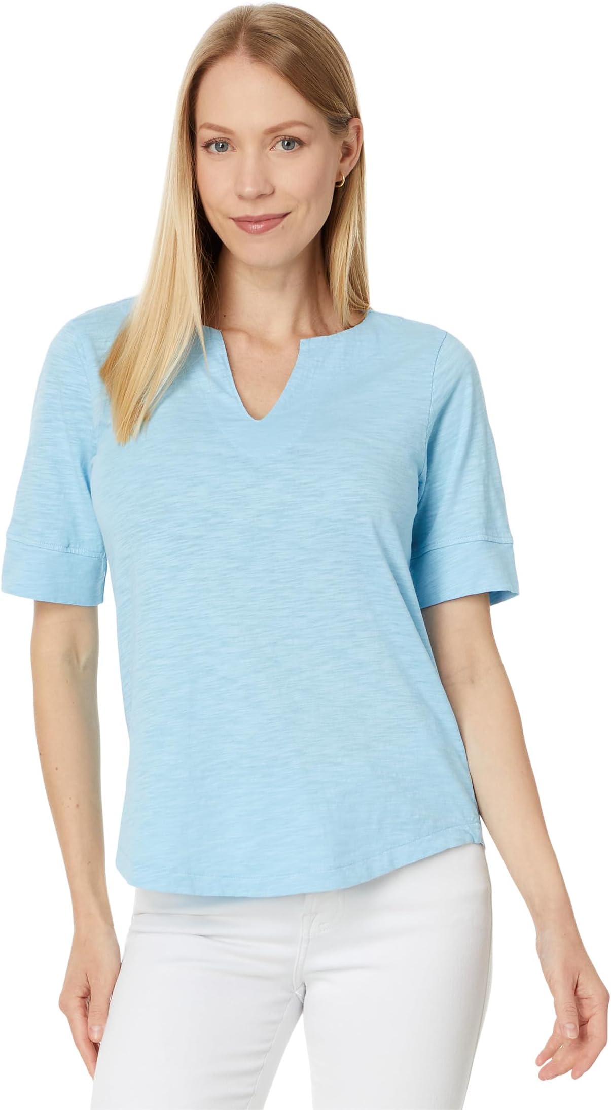 

Футболка Mod-o-doc Half Sleeve Split Neck Relaxed Tee, цвет Soul Surf