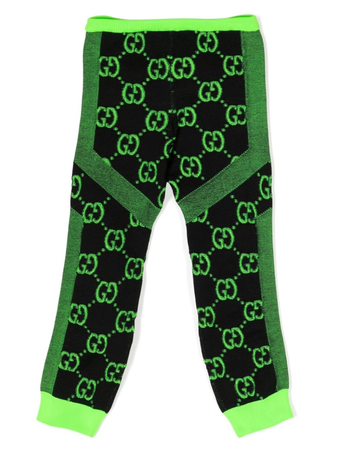 

Gucci Kids трикотажные брюки с узором GG Supreme, зеленый
