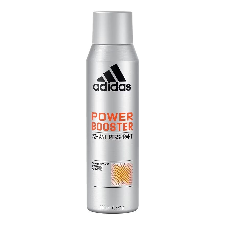 

Adidas Спрей Power Booster для мужчин 150 мл. สเปรย ผู้ชาย, Orange