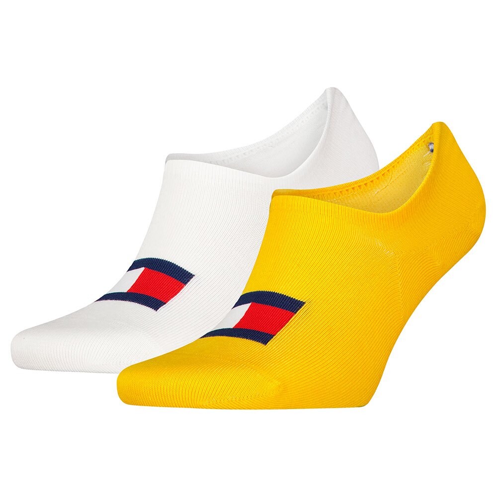 

Носки Tommy Hilfiger Flag no show 2 шт, желтый