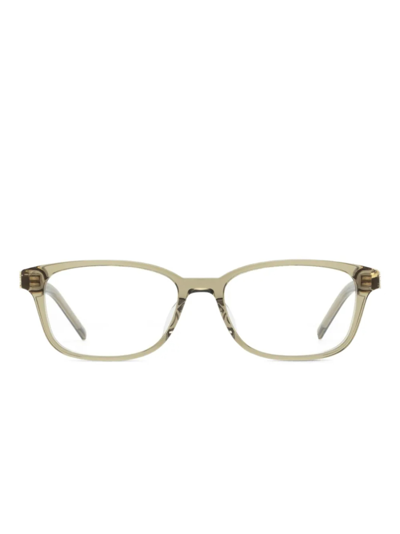 

Оправы Saint Laurent Eyewear rectangle acetate frames, коричневый