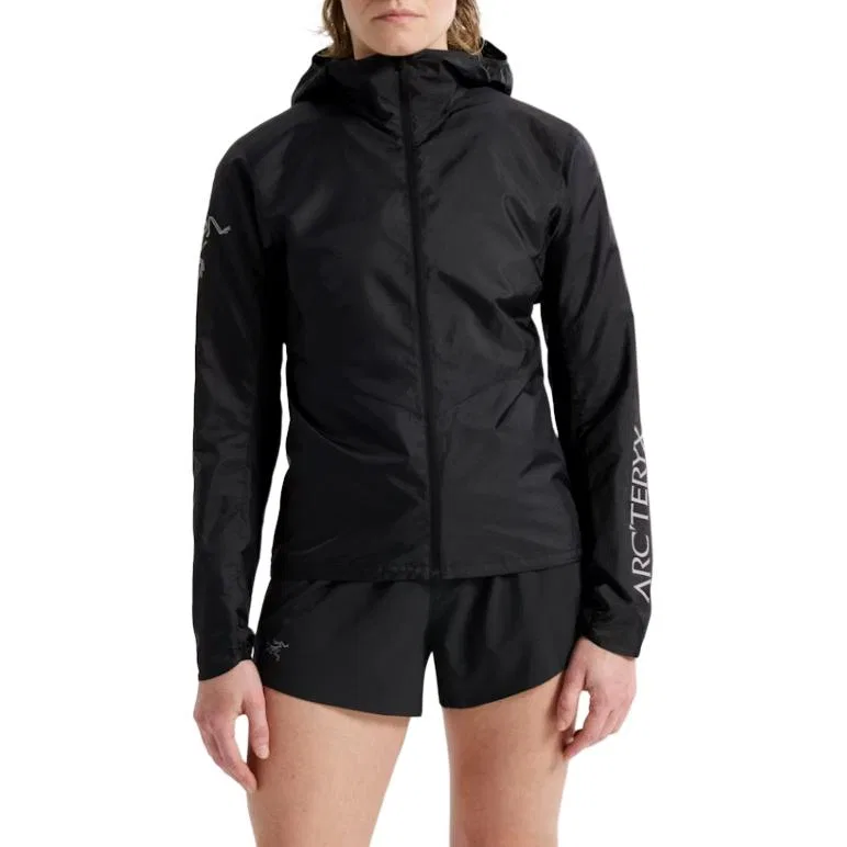 Куртка женская Arc'teryx дышащая, водонепроницаемая и ветрозащитная Arcteryx, Black — фото 4
