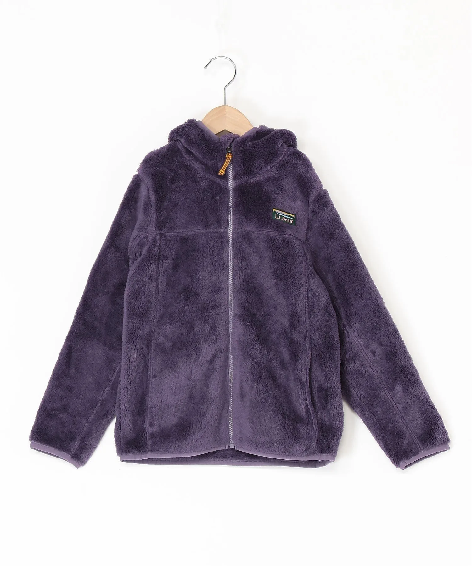 Детская флисовая куртка LL Bean с высоким ворсом L.L.Bean, Muted_Purple — фото 4
