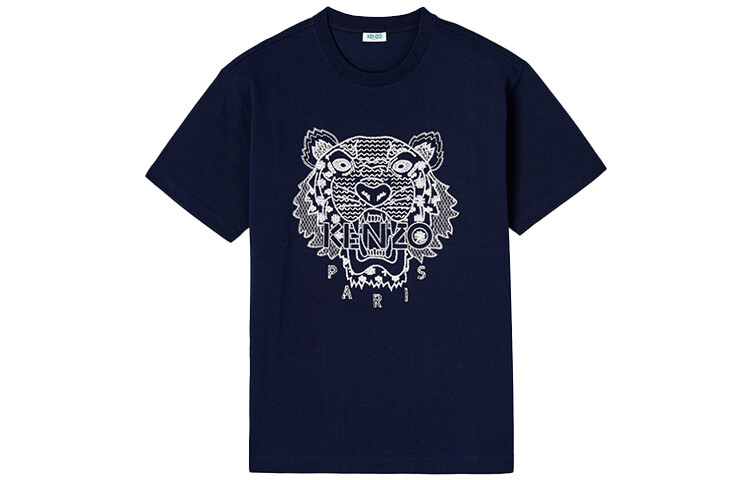 

Футболка мужская темно-синяя Kenzo, синий