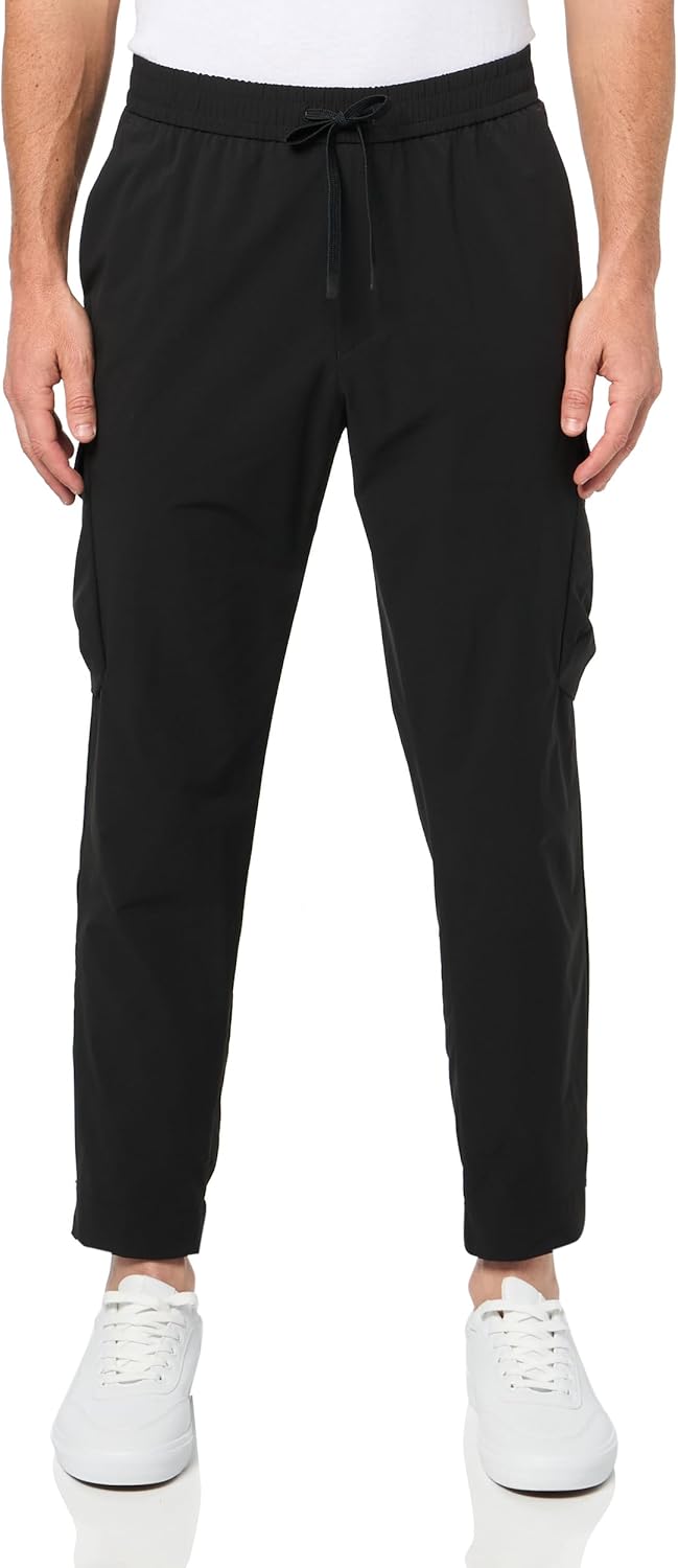 

BOSS Мужские легкие карго-штаны Tech Urbanex, Black Sky