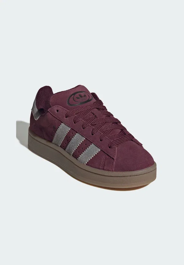 Кроссовки Adidas Originals Campus 00s, бордово-хаки с тремя вставками — фото 2