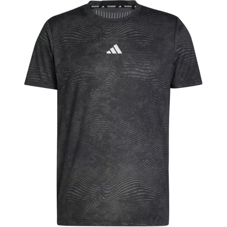 Футболка для тренировок hiit heat.rdy Adidas, серый черный