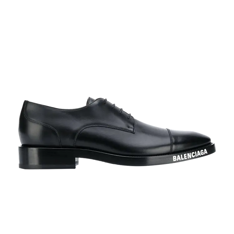 

Кроссовки Balenciaga Logo Sole Derby, черный